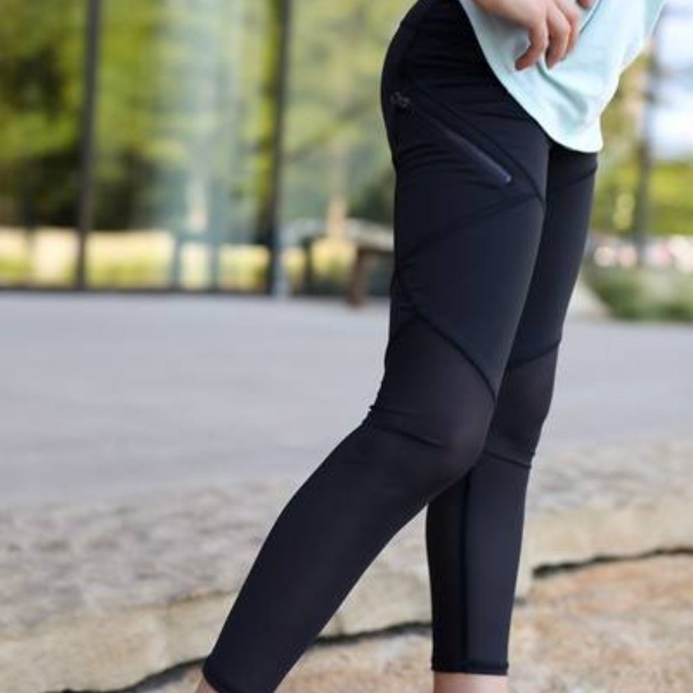 BLACK Ivivva lululemon pant leggings size 12
